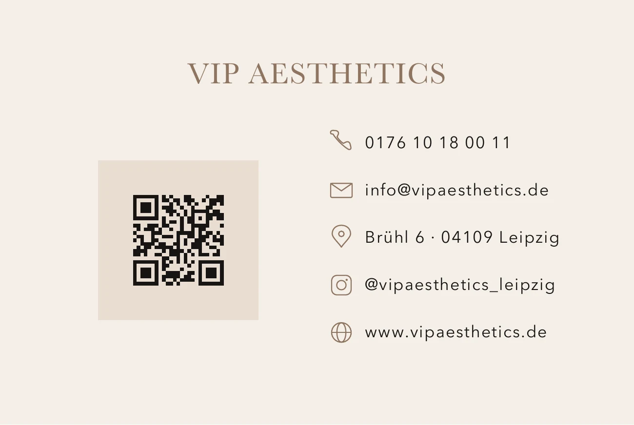VIP AESTHETICS: Rückseite